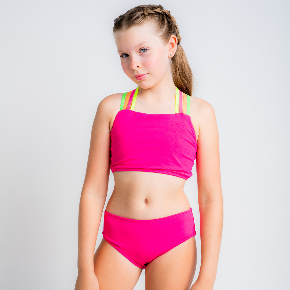 Biquíni Elástico Pink ✅