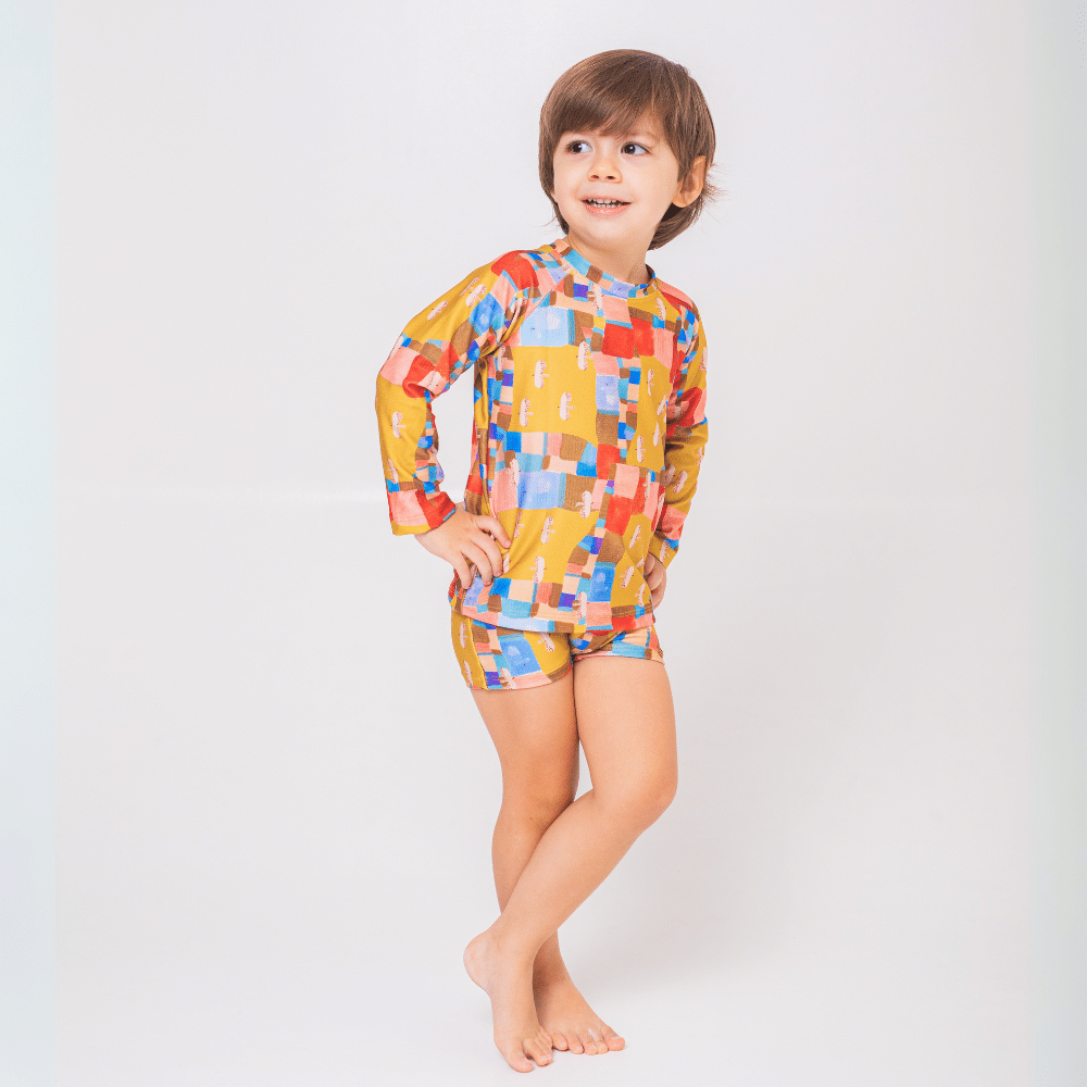 Conjunto Baby Menino Pássaros  ✅