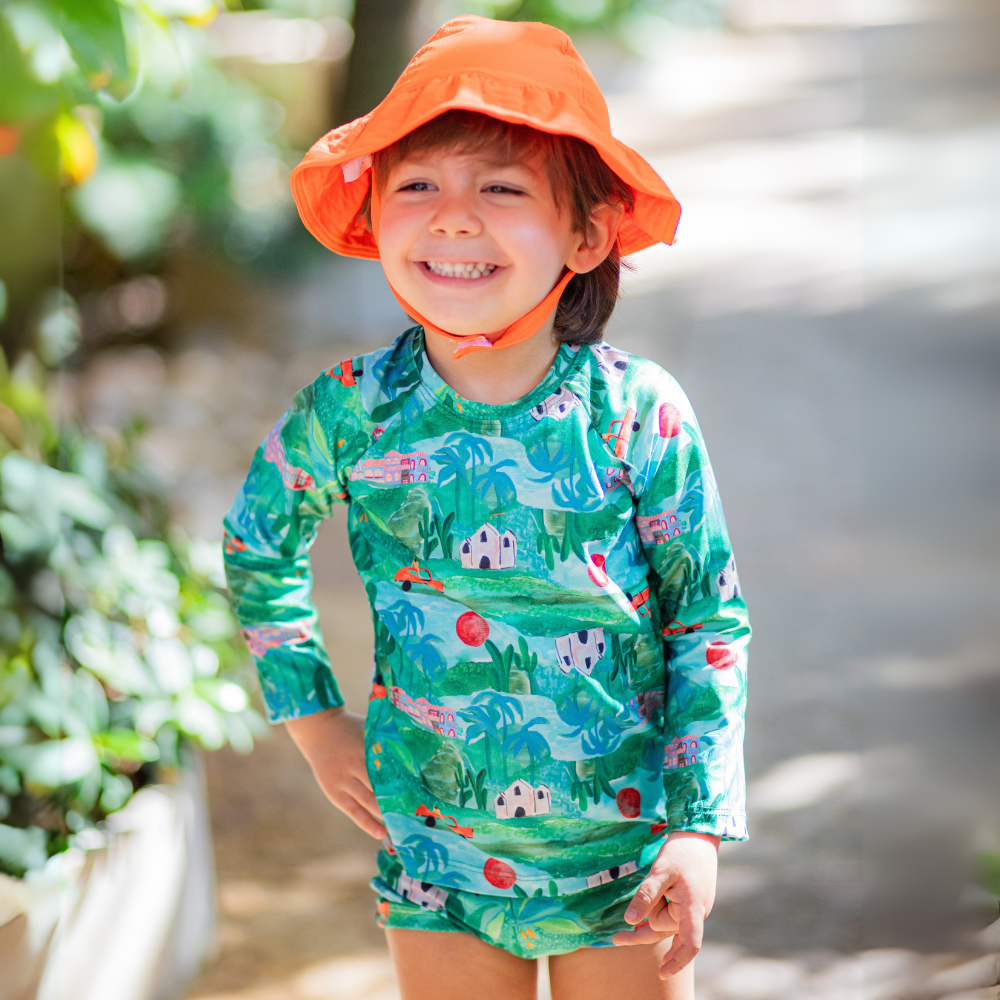 Chapéu Baby Laranja Neon ✅